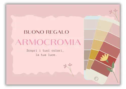 Buono regalo Armocromia: scopri i tuoi colori, la tua luce