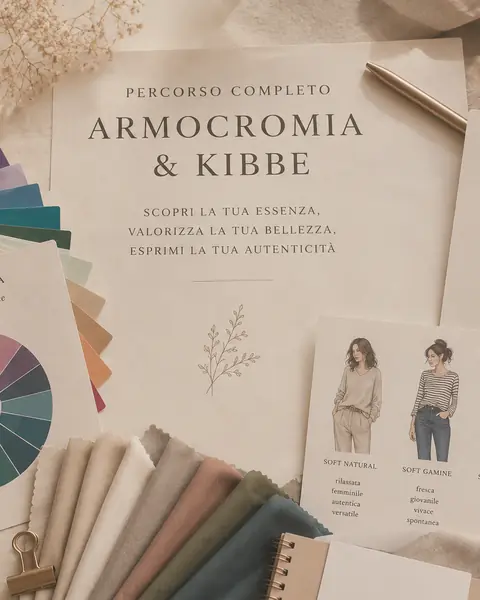 Materiali del percorso completo armocromia e Kibbe